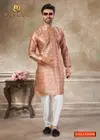 Outluk Vol 140 Mens Silk Digital Printed Kurta And Pajama Collection Wholesale Manufacturer